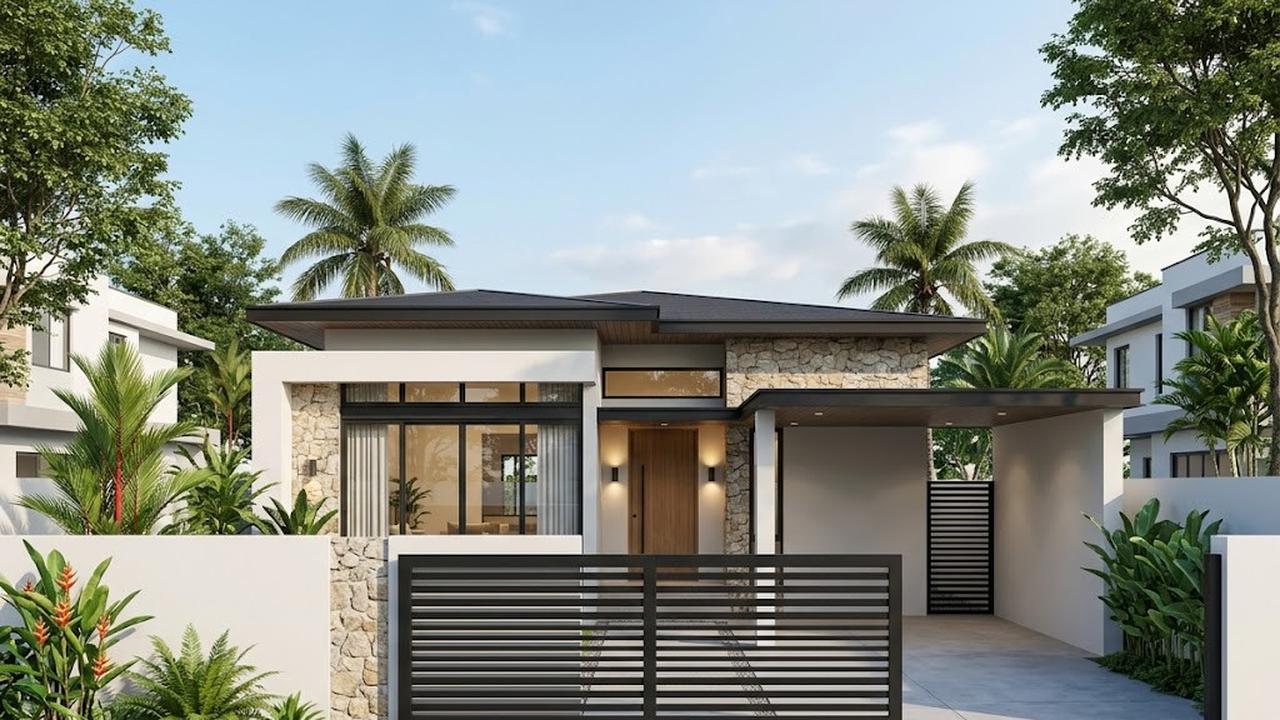 Tips Memilih Desain Gerbang Rumah Sederhana Satu Mobil yang Estetik
