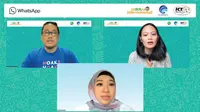 WhatsApp, Kemkominfo, dan ICT Watch menggelar Program JaWAra Internet Sehat dalam rangka membantu pemberantasan misinformasi dan hoaks (Dok. WhatsApp Indonesia)