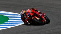 Jack Miller rebut juara di MotoGP Spanyol yang berlangsung di sirkuit Jerez (AFP)