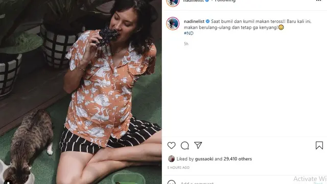 Nadine Chandrawinata (Foto: Instagram/@nadinelist)