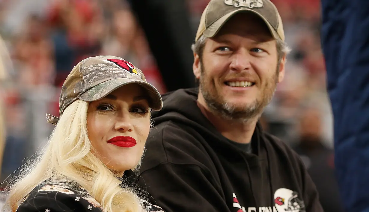 Blake Shelton dan Gwen Stefani sudah berkencan selama dua setengah tahun dan hubungan mereka pun sangat serius. (CHRISTIAN PETERSEN / GETTY IMAGES NORTH AMERICA / AFP)