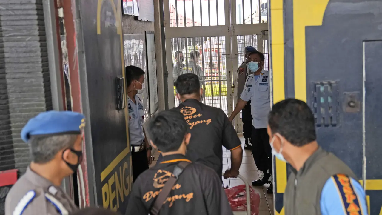 Penjagaan Ketat di Lapas Kelas I Tangerang Usai Kebakaran
