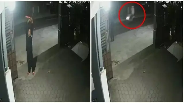 6 Potret Penampakan Terekam CCTV di Malam Hari Ini Bikin Dahi Berkerut