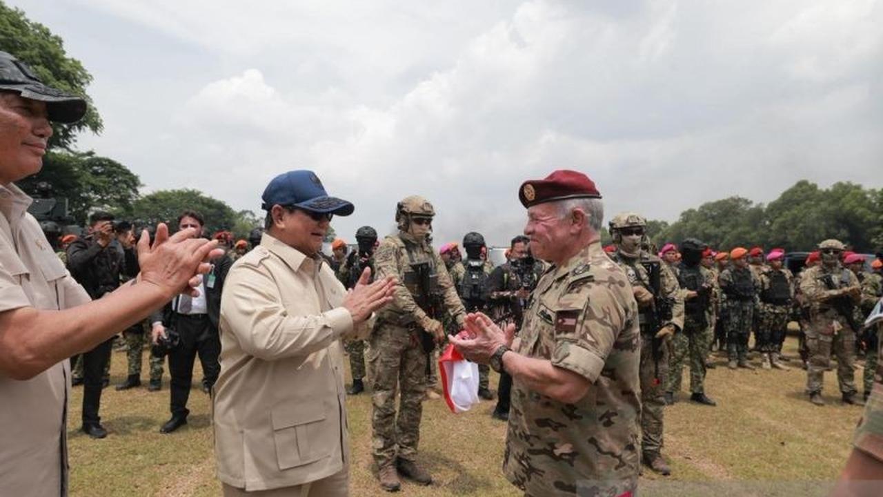 Saksikan Kolaborasi Drone Militer RI-Yordania, Prabowo dan Raja Abdullah II Pererat Kerja Sama Pertahanan