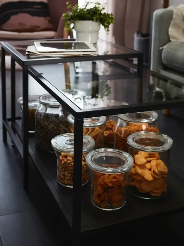 Interior ruang tamu selama Ramadan dan Idul Fitri