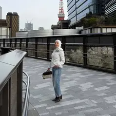 Nikita Willy saat Liburan di Jepang dengan gaya kasual. [@nikitawillyofficial94]