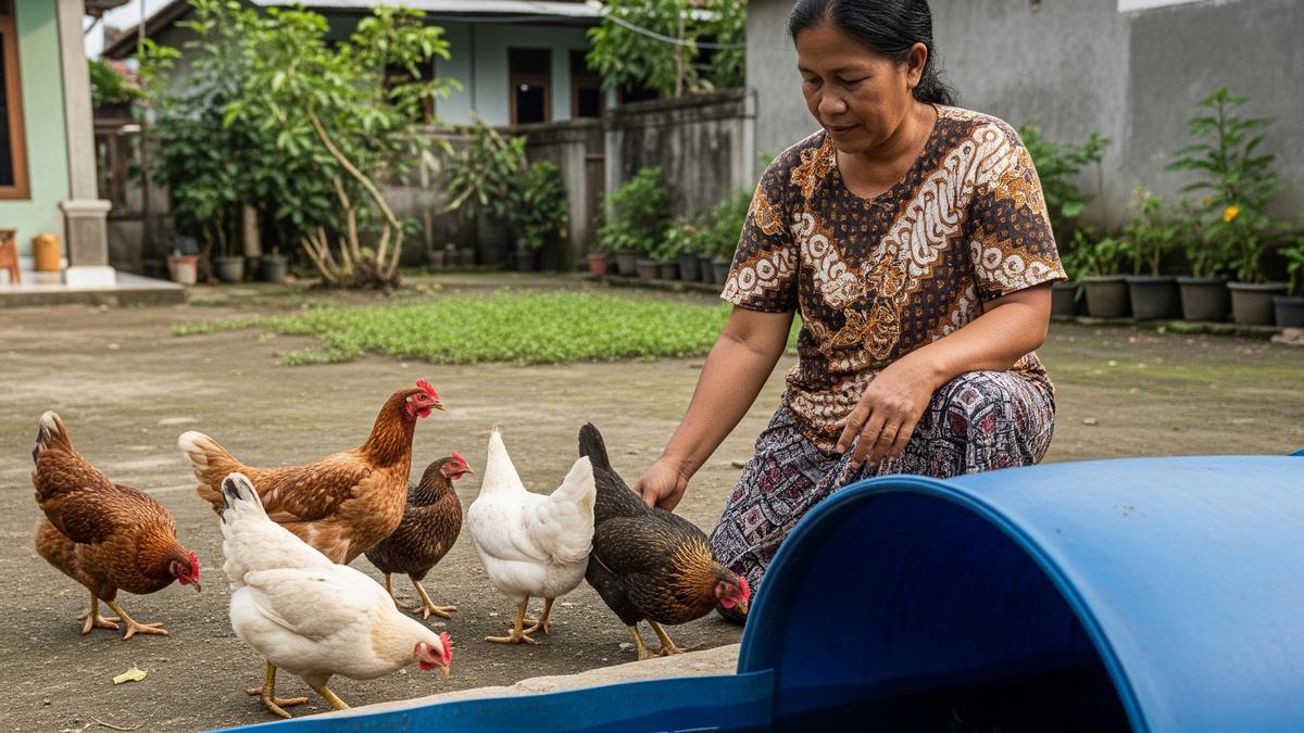 Ide Ternak Ayam Petelur 5 Ekor dan Lele di Drum untuk IRT agar Tidak Sering ke Pasar
