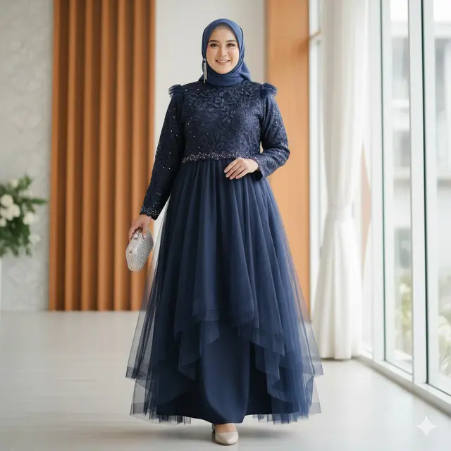 Gamis Jumbo Terbaik 2025 (Image by Gemini AI)