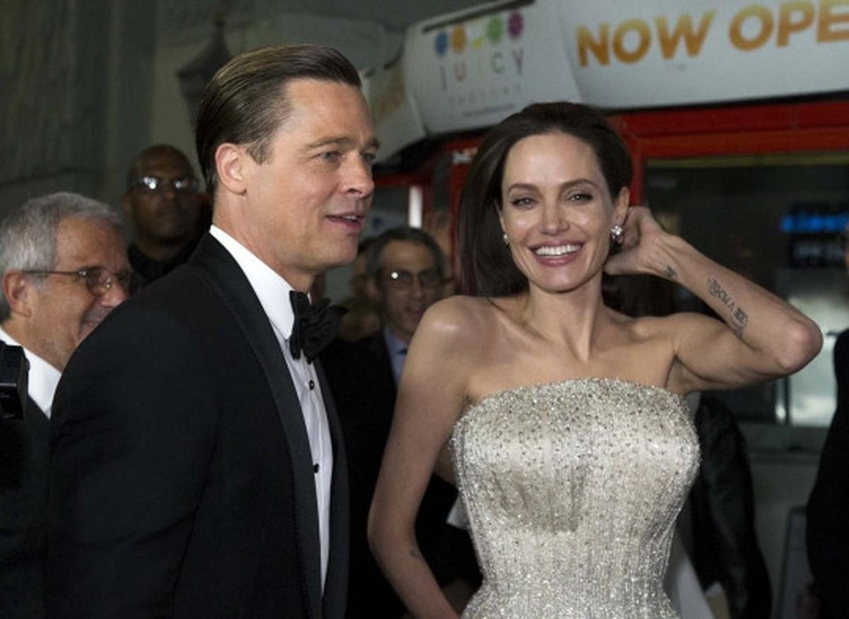 Kemesraan Angelina Jolie dan Brad Pitt hadiri AFI FEST 2015