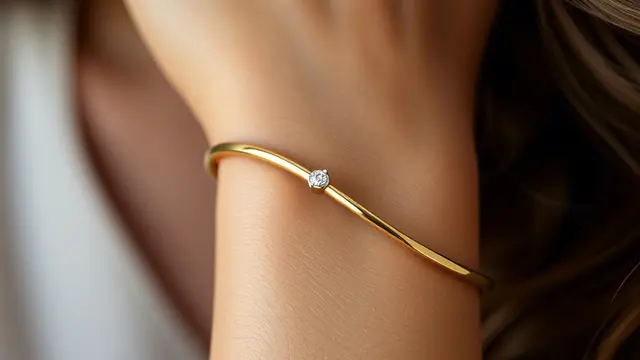 Model Gelang Emas Bangle yang Lagi Trend
