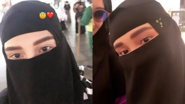 Potret 6 Artis yang Kerap Berpakaian Terbuka Pakai Cadar, Pesonanya Berbeda