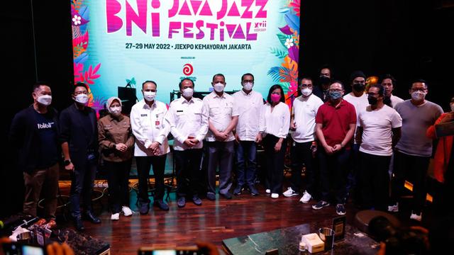 Konferensi Pers BNI Java Jazz Festival 2022. (kapanlagi.com/Bayu Herdianto)