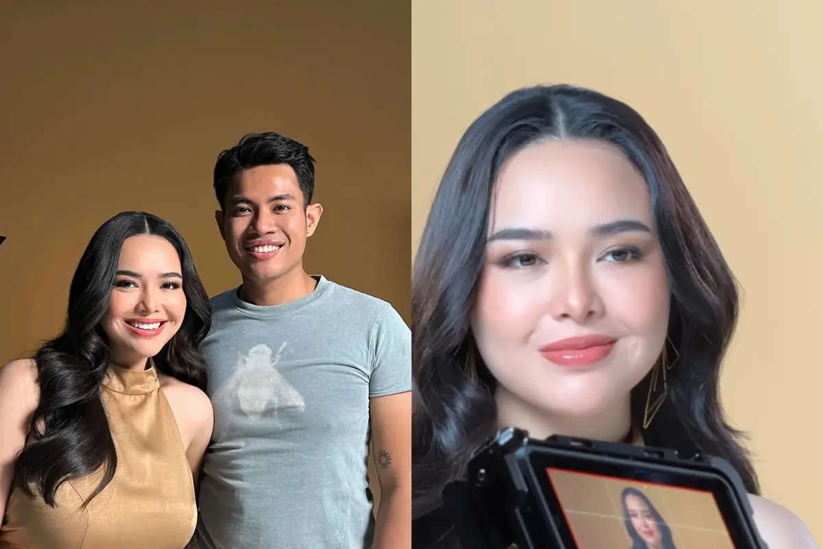Masih Aktif Kerja, Amanda Manopo Pancarkan Aura Bumil Cantik dengan Full Makeup Saat Shooting Iklan