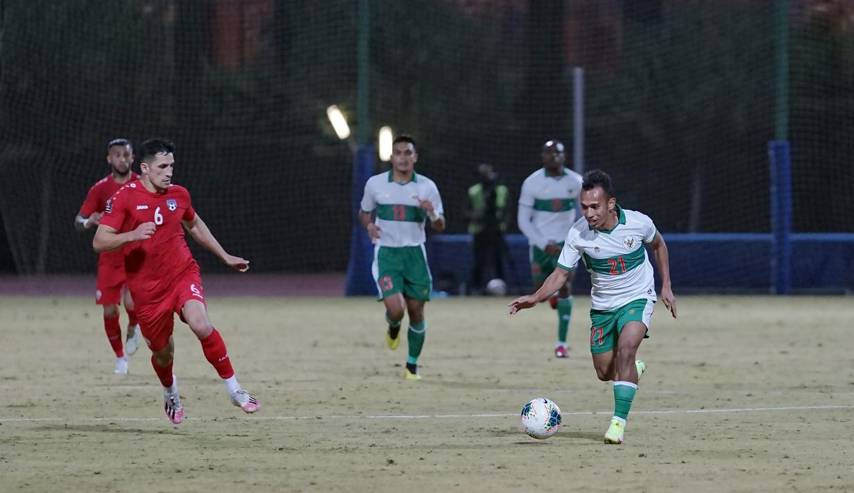 Shin Tae-yong akhirnya memutuskan untuk menambah daya serang timnas Indonesia dengan memasukkan Irfan Jaya. (Dok. PSSI)