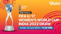 Link Live Streaming Undian Resmi Piala Dunia Wanita U-17 India 2022 di Vidio