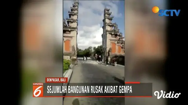 Gempa 6 SR di Nusa Dua, Bali, juga terasa hingga ke Banyuwangi, Jawa Timur.