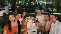 Momen Makan Malam Bersama Keluarga Bryan Domani. (Sumber: Instagram.com/megandomani1410)