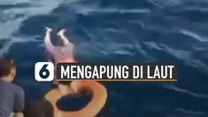Nenek itu ditemukan dalam keadaan mengapung dan memakai baju kebaya serta hijab berwarna merah.