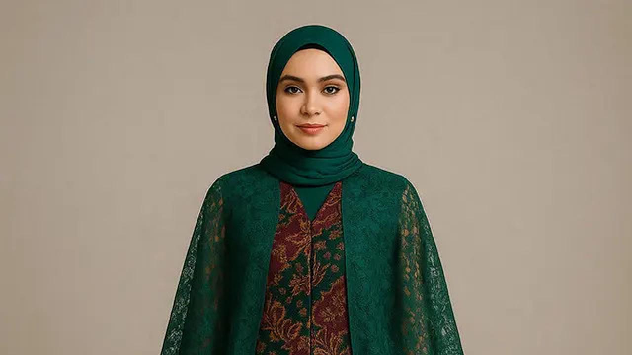 7 Model Tunik Batik Kombinasi Brokat Modern 2025, Tampil Menawan