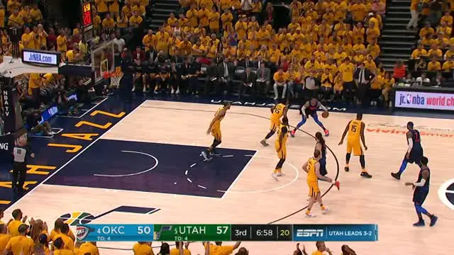 VIDEO : Cuplikan Pertandingan Playoffs NBA, Jazz 96 vs Thunder 91