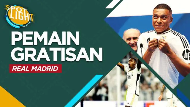 Berita video spotlight kali ini membahas tentang empat transfer gratis terbaik yang dilakukan Real Madrid, terbaru ada Kylian Mbappe.