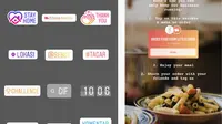 Stiker Pesanan Makanan di Instagram Stories untuk membantu pelaku UMKM memasarkan bisnis kulinernya. (Foto: Instagram).