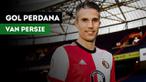 Mantan bintang Manchester United, Robin Van Persie Mencetak gol perdananya bagi Feyenoord