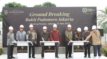 PT Agung Podomoro Land Tbk (APLN) memulai ground breaking Bukit Podomoro Jakarta akhir Juni lalu