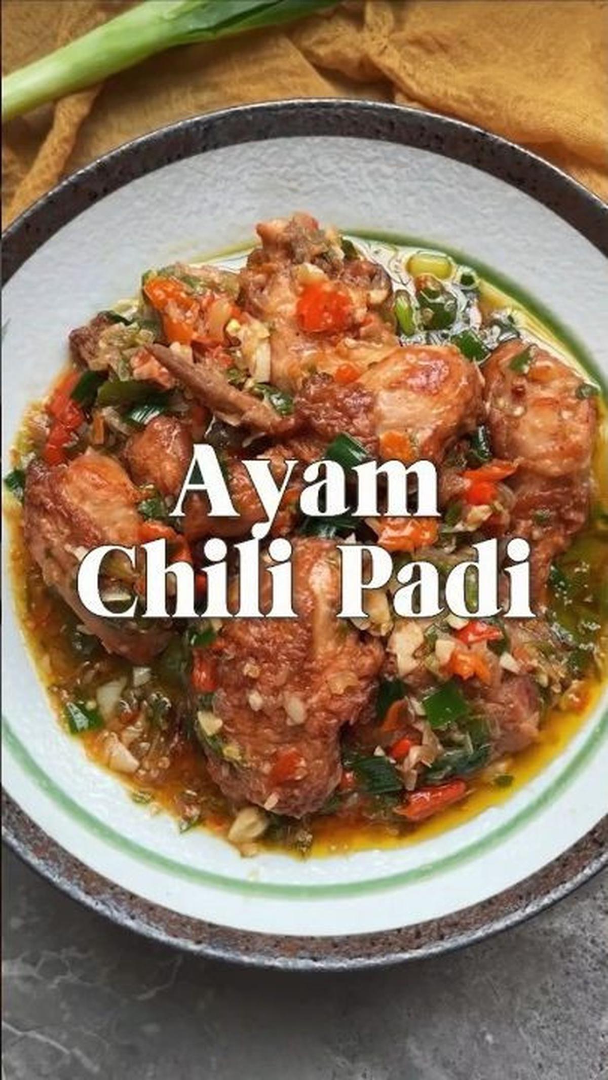 8. Ayam Chili Padi
