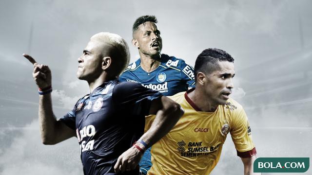 Wander Luiz, Cristian Gonzales dan Alberto Goncalves