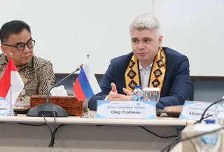 UBL menjalin kerja sama akademik dengan The National Research Lobachevsky State University of Nizhny Novgorod, Rusia. (Liputan6.com/Ardi Munthe)