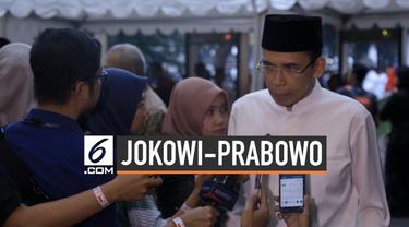 Tuan Guru Bajang sambut baik peristiwa petemuan Joko Widodo dengan Prabowo. Ia menilai pertemuan itu membawa dampak baik di tengah-tengah masyarakat yang sempat terpecah.