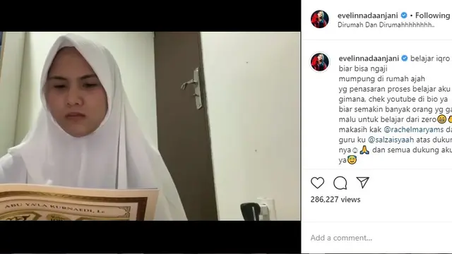 Evelyn Nada Anjani (Foto: Instagram/@evelinnadaanjani)