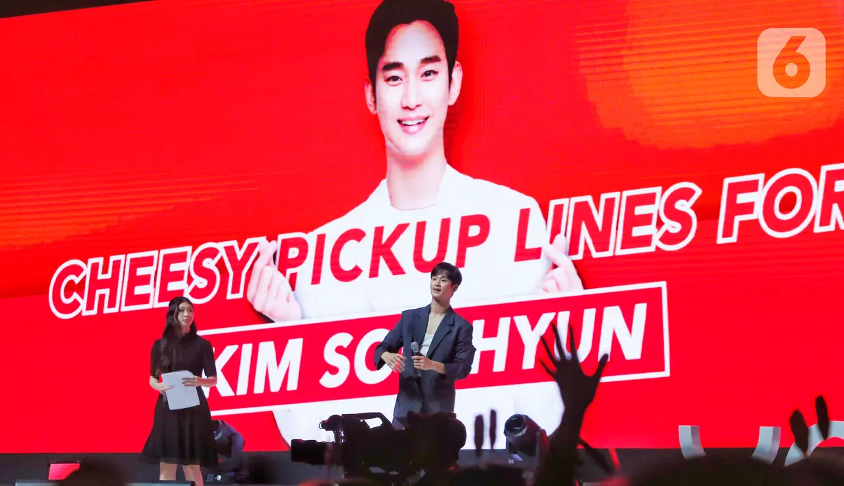 Acara Kim Soo Hyun temu penggemar ini digelar oleh salah satu brand skincare lokal.  (Liputan6.com/Angga Yuniar)
