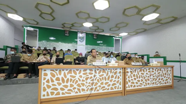 Pembukaan Job Fair virtual oleh Asisten Pemerintahan Pemkot Probolinggo Gogol Sudjarwo (Istimewa)