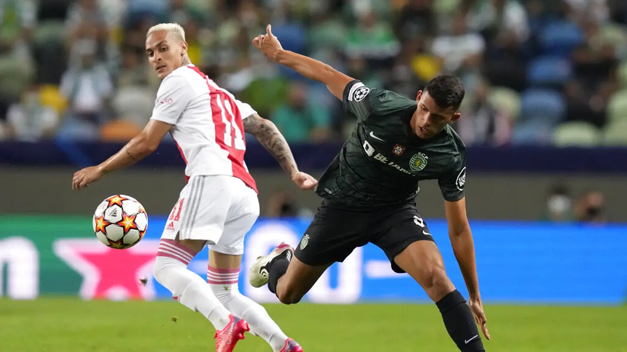 FOTO: Ajax Libas Sporting CP di Liga Champions