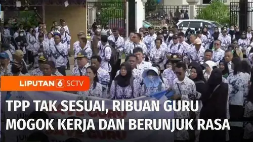 VIDEO: TPP Tak Sesuai, Ribuan Guru di Merauke Mogok Mengajar dan Berunjuk Rasa di Kantor Bupati