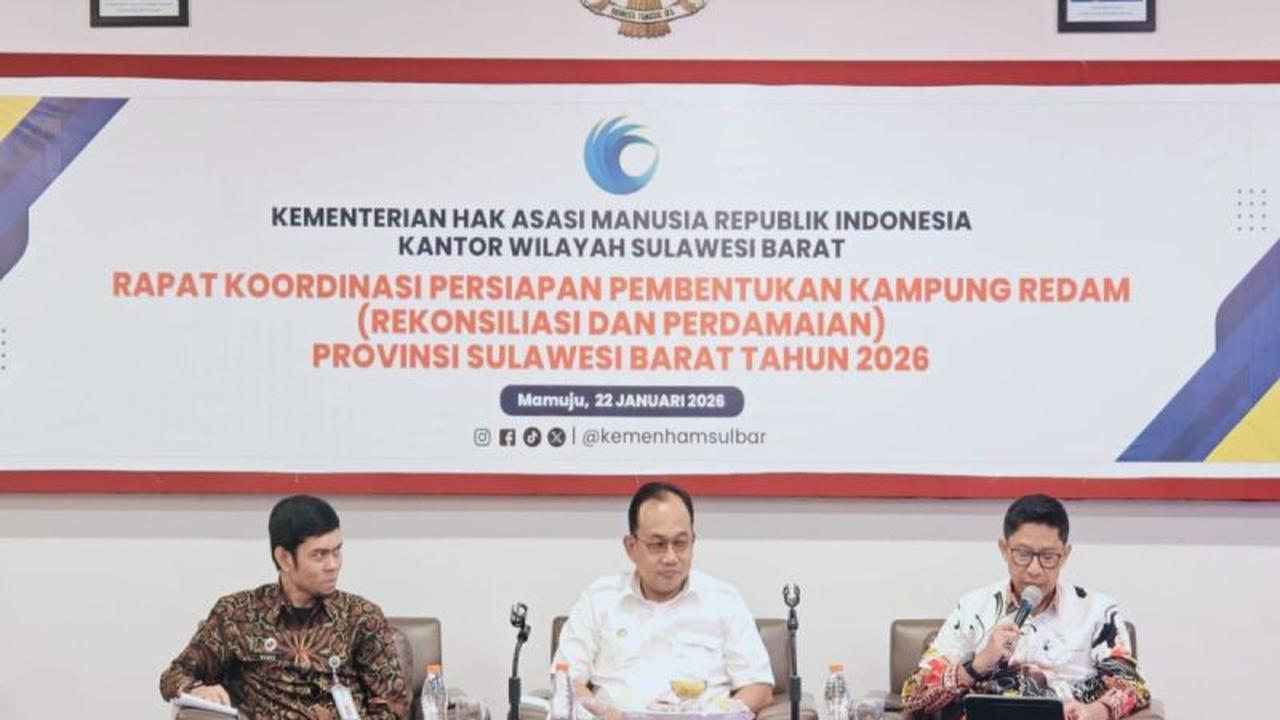 Pemprov Sulbar Dorong Pembentukan Kampung Redam, Upaya Cegah Konflik Sosial