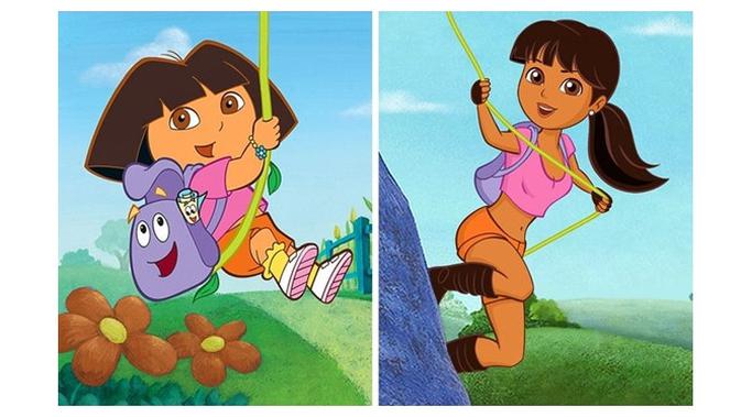 Potret Ilustrasi 6 Karakter Kartun  saat Dewasa  Ini Kreatif 