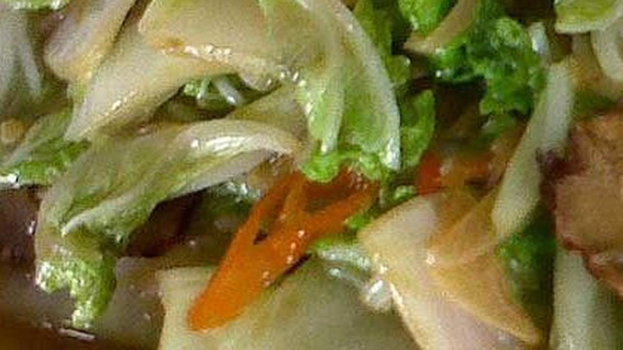 Tumis Sawi Putih Lada Bawang