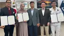 <p>Ruben Onsu, Inara beserta rombongan dari Indonesia sempar bertemu dengan Wali Kota Seongnam, Mr. Shin. (Foto: Instgaram/ mommy_starla)</p>