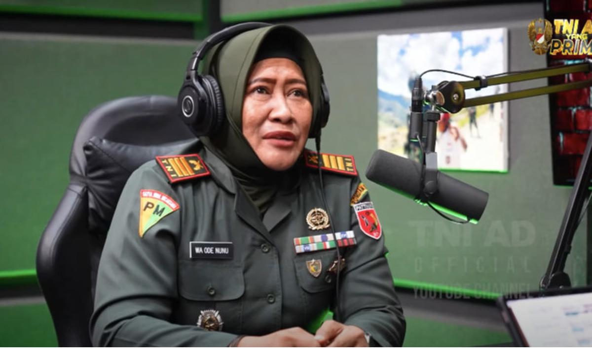 Kapten CPM (K) Wa Ode menceritakan tantangan terbesarnya saat ditugaskan sebagai Dansubdenpom di Dobo, Kepulauan Aru.
