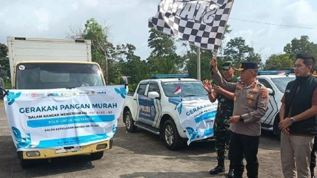 Fakta Unik: Polda Babel Salurkan 10 Ton Beras SPHP, Jaga Stabilitas Harga Pangan Jelang HUT RI