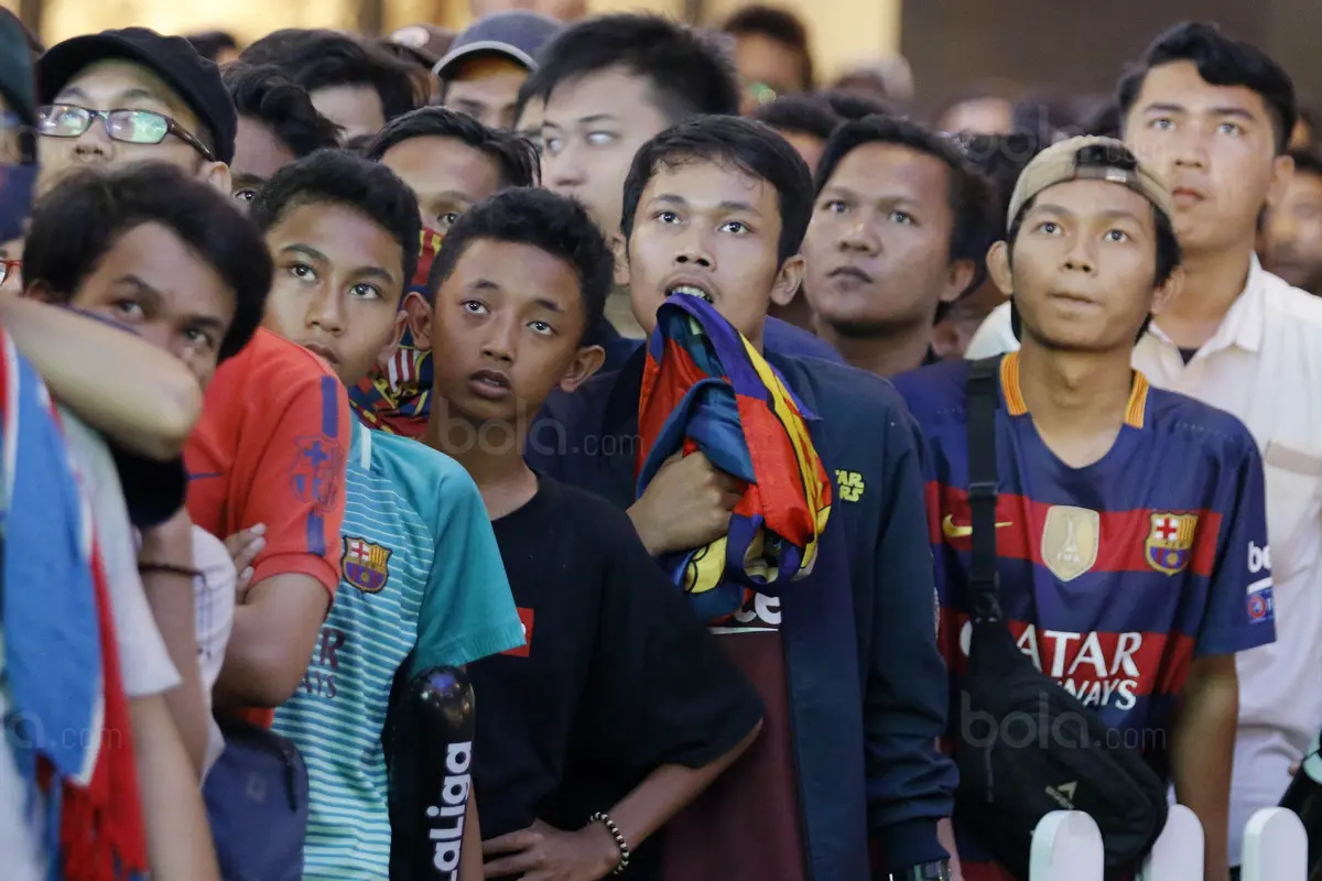 Nobar El Clasico Barcelona Vs Real Madrid