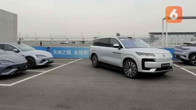 Zona Intelligent Parking di BYD Zhengzhou International Circuit.