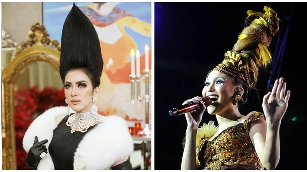7 Potret Gaya Rambut Seleb Tak Biasa Ini Bikin Geleng Kepala
