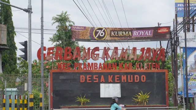 Desa Kemudo sebagai Juara 3 Desa BRILiaN 2021.