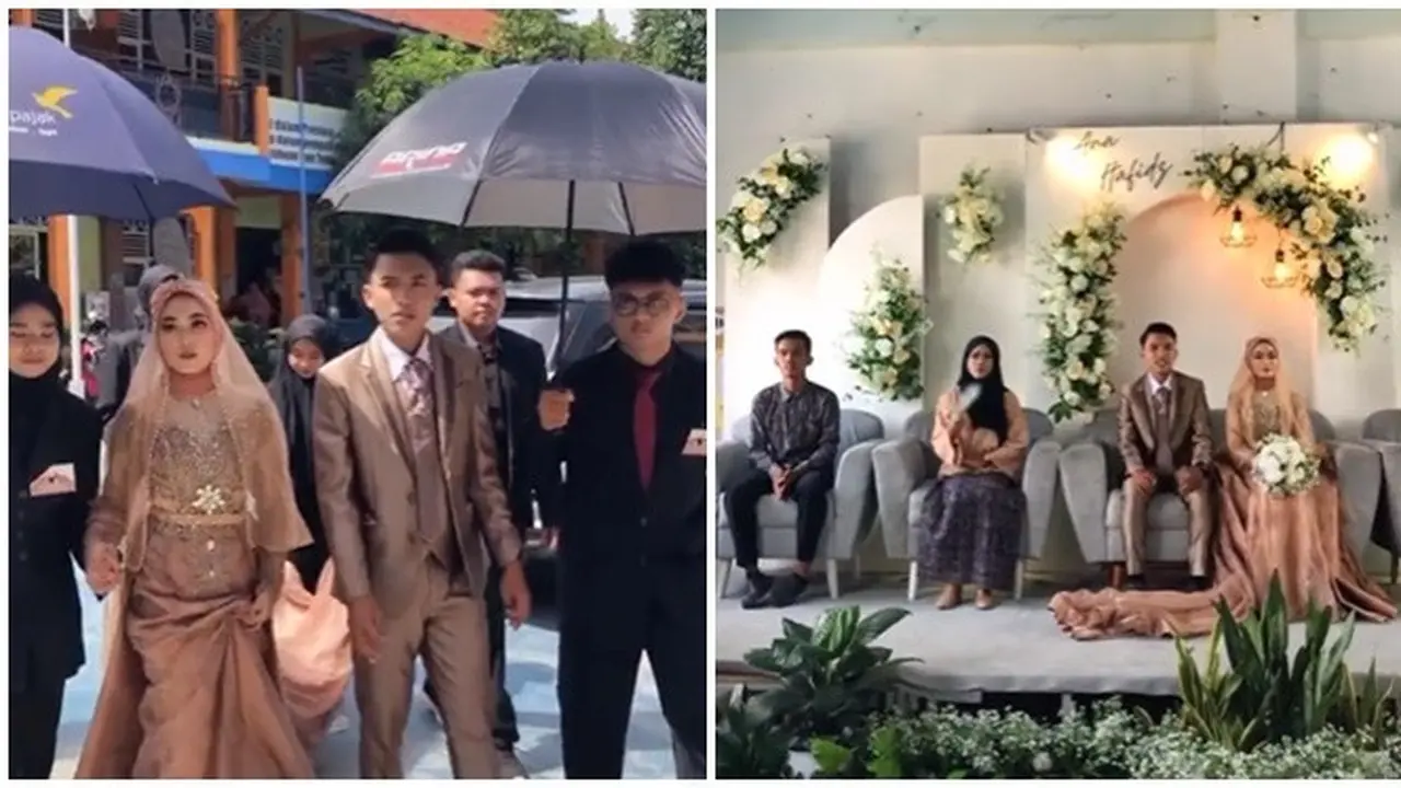 Niat Banget, Ujian Praktik Nikah Murid SMA Ini Bak Sungguhan