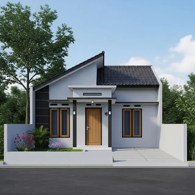 Desain Rumah Sederhana 50 Juta Tapi Tetap Nyaman untuk 4 Orang