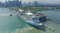 Kapal pesiar milik Royal Caribbean merapat di Pelabuhan Marina Bay Cruise Centre Singapore (Royal Caribbean Press Center)